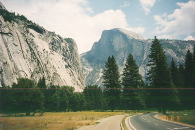 Half Dome from Ahwanee Meadow